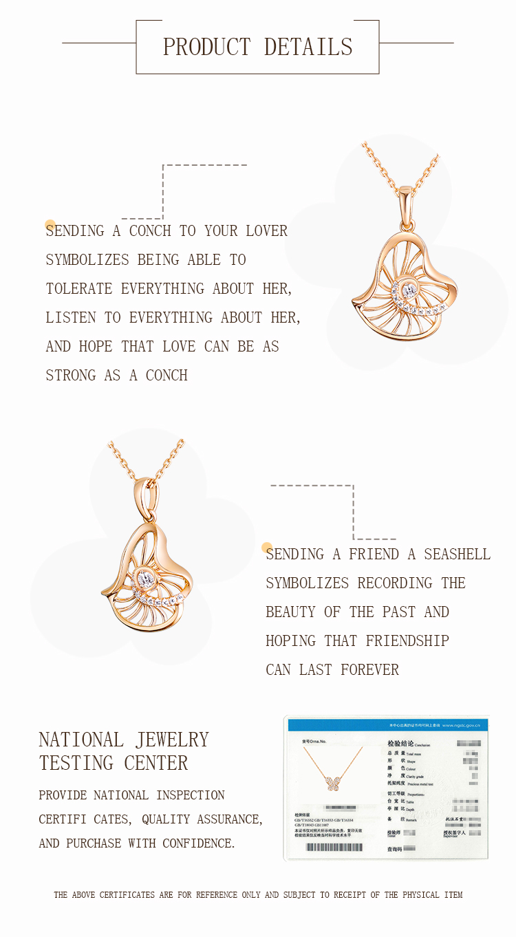 14k gold chain with diamond pendant