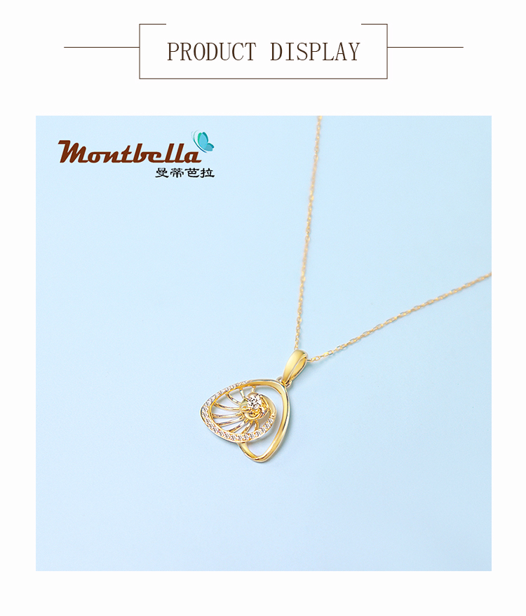 yellow gold diamond necklace
