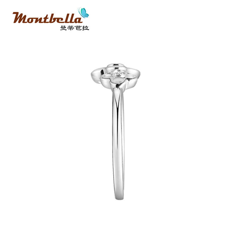 diamond white gold band