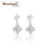 Clover Diamond White Gold Earrings