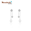diamond huggie earrings