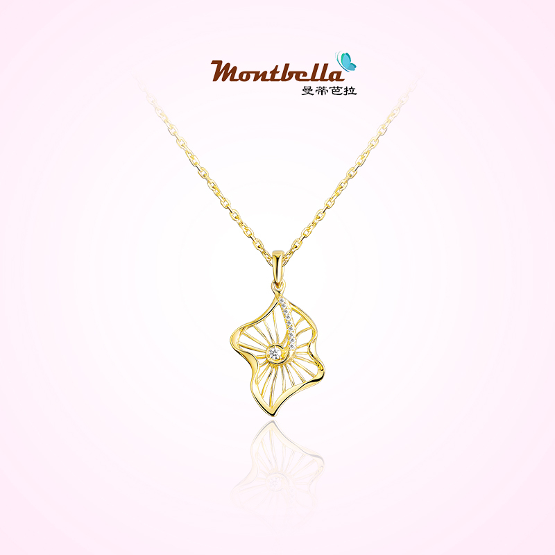 14k gold necklace with diamonds
