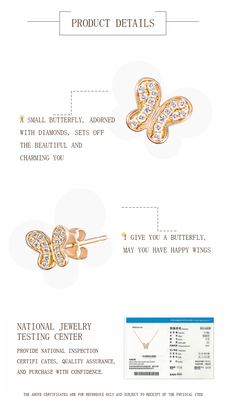 gold diamond earring