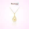 14K Gold Diamond Pendant Chain