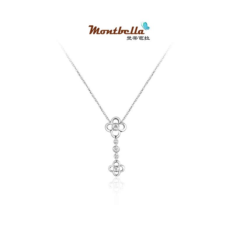 silver diamond pendant necklace