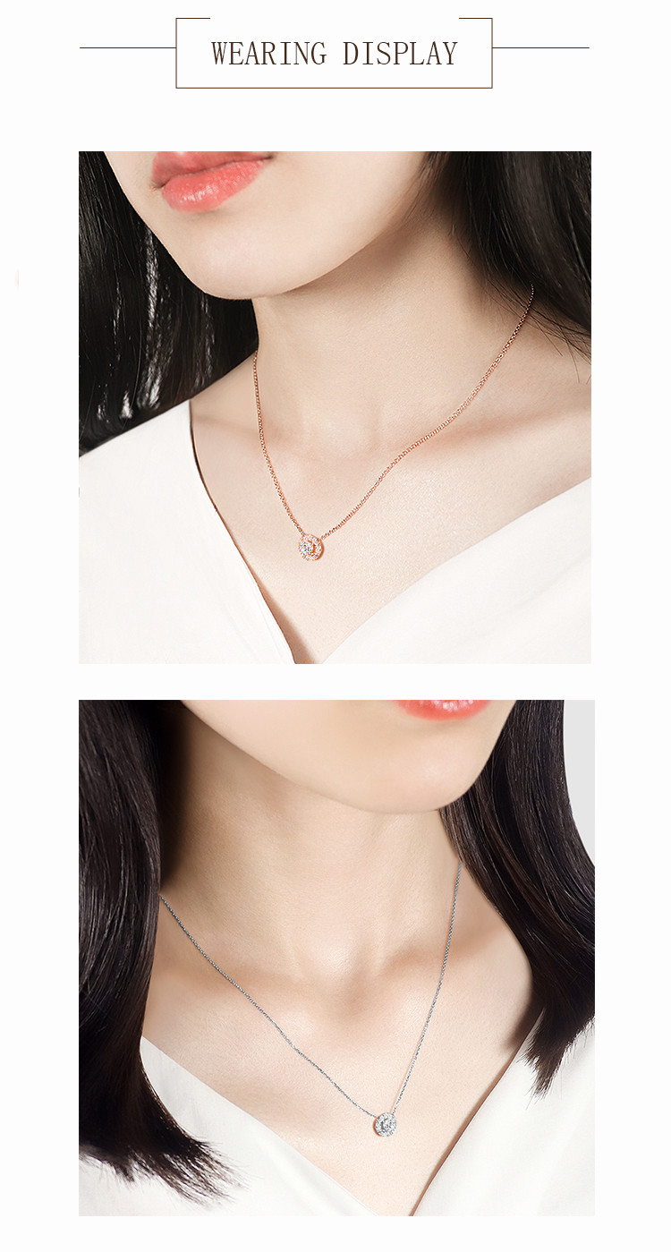 gold diamond necklace for women