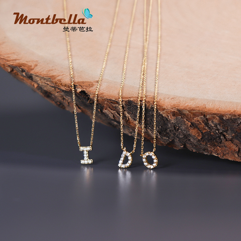 women's diamond necklace white gold