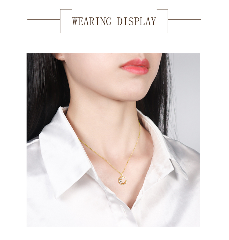 women's diamond gold necklace