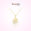 women's diamond necklace gold