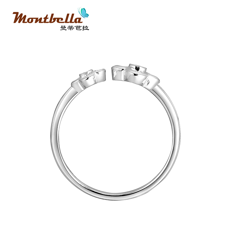 engagement white gold ring