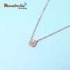 MONTBELLA Fashion Collection 18K Gold Diamond Necklace Neck Chain Rose Gold Necklace