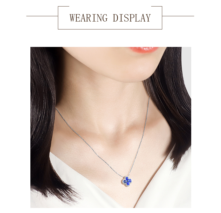 blue diamond pendant