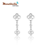 diamond earrings silver