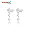 Clover Diamond White Gold Earrings