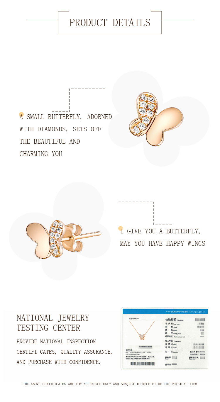 Butterfly Diamond Earrings