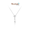 round diamond pendant necklace